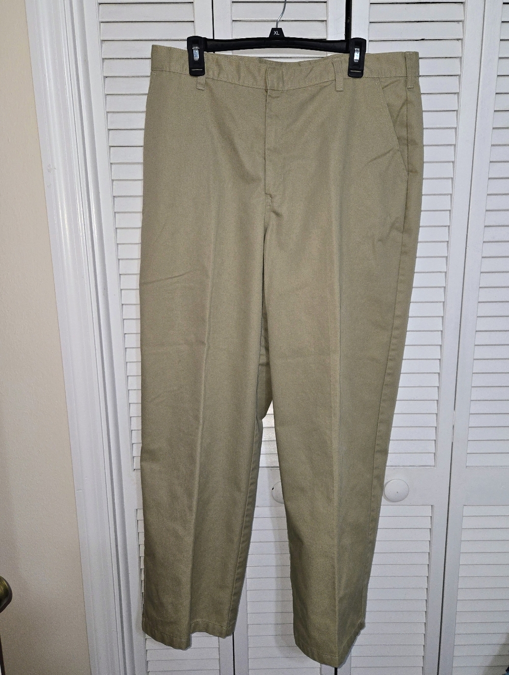 School Apparel Inc Men's 38M Classic Khaki Chinos Pants